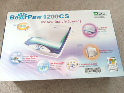 Mustek Bear Paw 1200CS True 48 Bit Color Scanner--FREE SHIPPING!