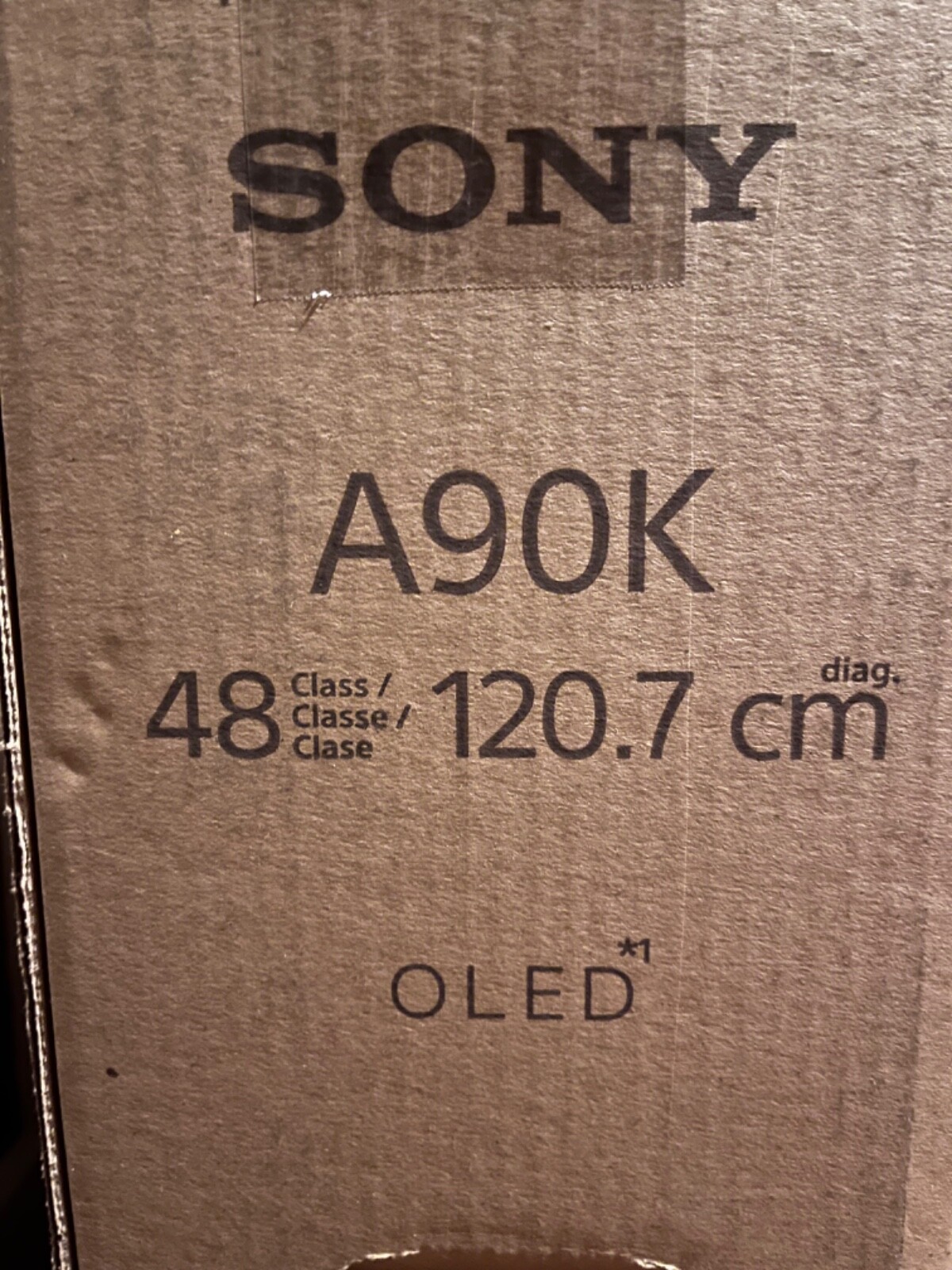 Sony A90k 48 inch Oled Tv Open Box Best Buy geek squad 2yr warranty