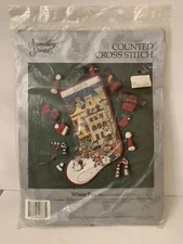 Christmas Stocking Cats Cross Stitch Kit Winter Fun Something Special Craft NEW