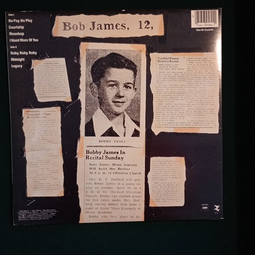 Bob James - 12 (1984 Vinyl LP) Columbia/Tappan Zee Records FC 39580 Pitman Press - Picture 5 of 12