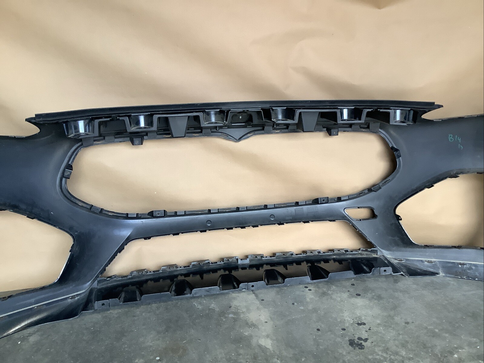 2022-2024 MASERATI GRECALE BLACK FRONT OEM BUMPER 670157345