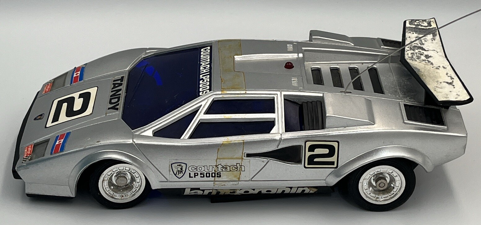 Vintage Radio Shack Radio Controlled Lamborghini Racer Partially