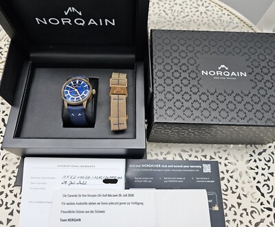 NORQAIN FREEDOM 60 GMT Limited Edition Bronze mit TUDOR (Kenissi)-Manufakturwerk