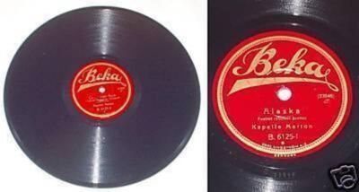 Schellack Platte Beka ''Alaska'' um 1930