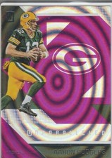 AARON RODGERS Unparalleled Football Card GREEN BAY PACKERS Foil PREIMUM LE!
