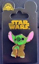 Disney Stitch Star Wars Yoda Pin