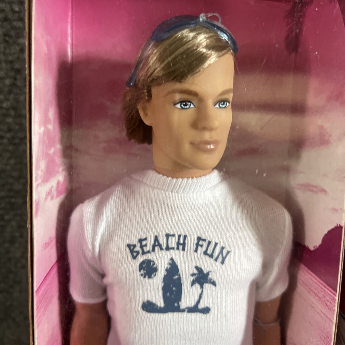 Mattel Barbie & Ken Beach Fun Doll New NRFB Lot of 2 Sun Tan