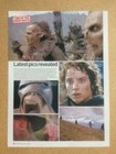 LORD OF THE RINGS "Ex-Scrapbook Original Vintage Magazine Clipping / Poster (R22