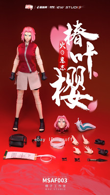 Moz Studio MSAF003 1/6 Sakura Female Collectible Action Figure In Stock