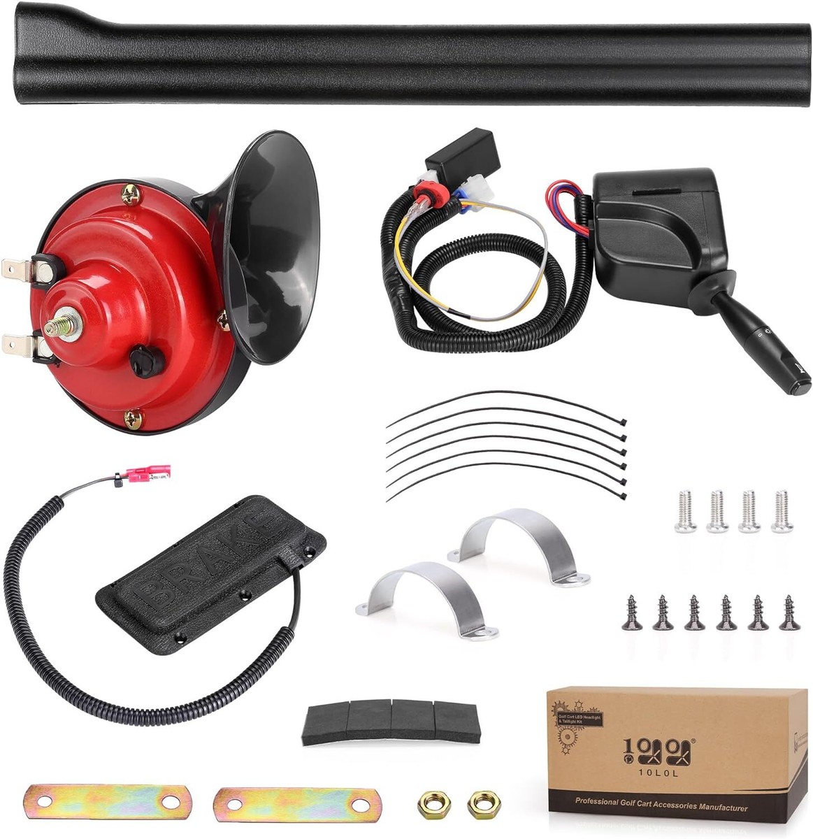 9Pin Golf Cart LED Light Upgrade Kit W/ Turn Signal Horn Brake