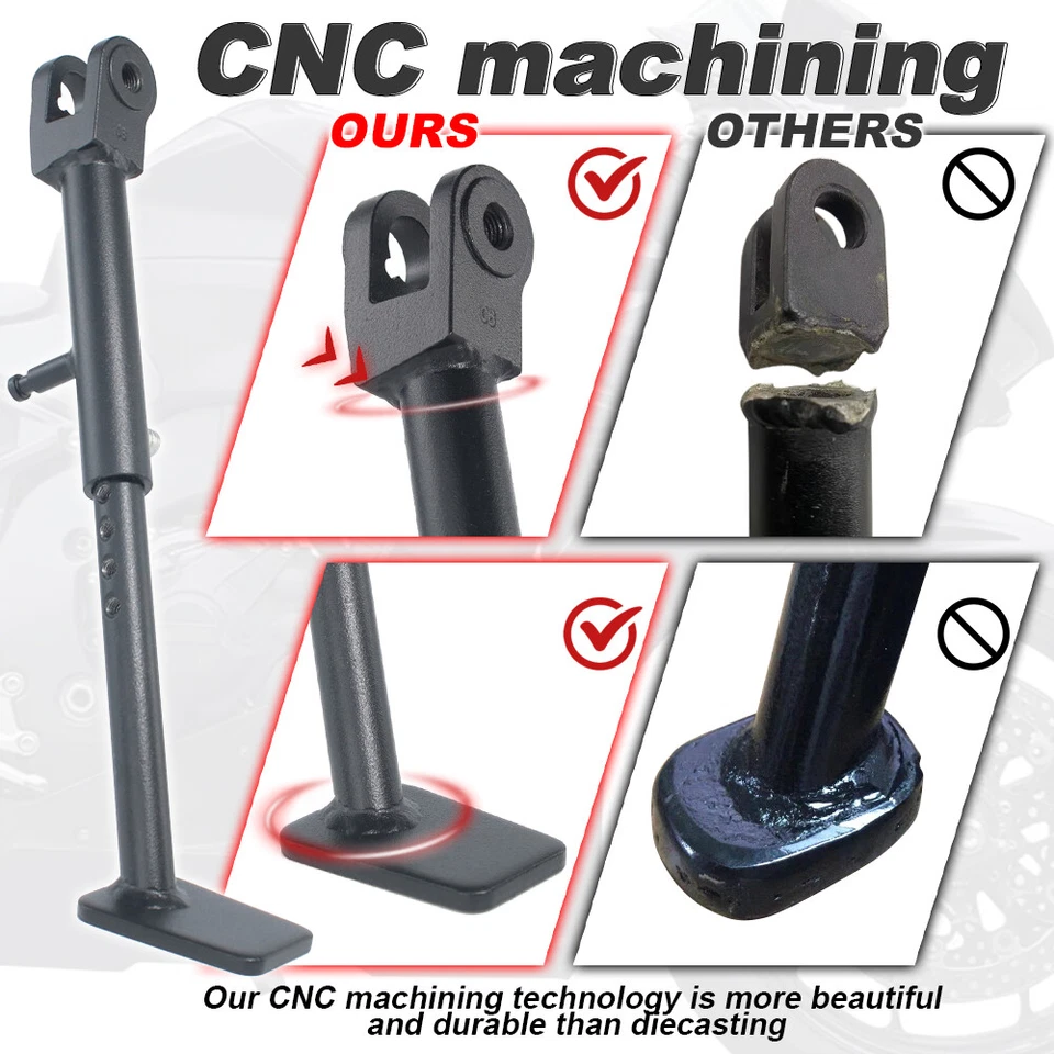 Soporte lateral ajustable soporte de pierna caída apto para Honda CBR1000RR 2008-2025 Foto 4 de 4