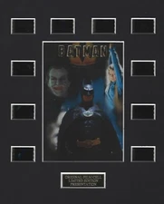 Batman (1989) Authentic 35mm Movie Film Cell 8x10 Matted Display - w/COA