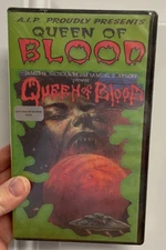 Queen of Blood VHS Factory Sealed AIP Video Saxon Planet of Blood Sci Fi Horror