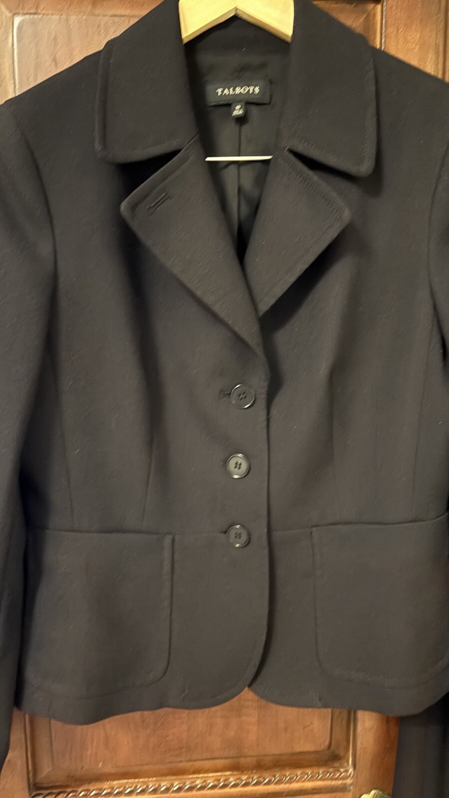 ❤️❤️$378Classic Talbots 2Pc Solid Brown Sheath Dr… - image 3