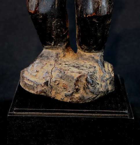 Art Africain - Authentique Epoux Mystique Baoulé Blolo Bian sur Socle 31,5 Cms - Photo 10 sur 14