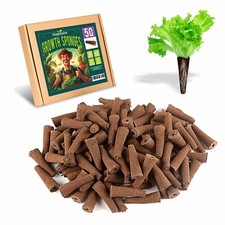50 Pack Grow Sponges for Hydroponics, Replacement Root Growth Sponges Compati... 0.60 per gallon