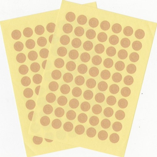 70 Reinforcement ring round 0,9cm Tags colourful or brown Kraft paper