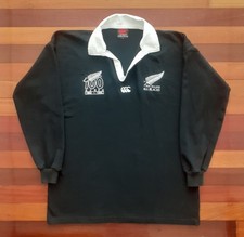 New Zealand All Blacks rugby shirt 1992 Centenary Canterbury jersey XL
