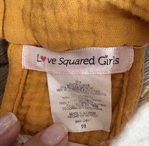 Love Squared Girls Short And Tank Top Outfit Size 10 - Picture 3 of 3