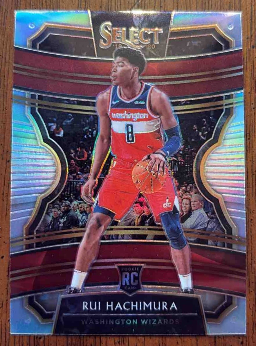 2019-20 Panini Select Rui Hachimura #51 Silver Prizm Rookie Card RC Concourse