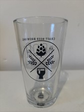Craft Beer Brewing Pint Glass Brand New Never Used