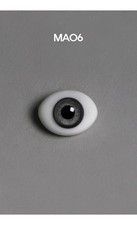Dollmore BJD glass eyes 12mm Classic Flat Back Oval Glass Eyes MA06 