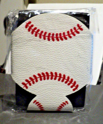 S & P GLOBAL Baseball Can Cooler Koozie: BRAND NEW SEALED: 12 oz. Beverage