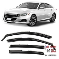 in-Channel Incredibly Durable Rain Guards for Honda Accord For Accord 18-22