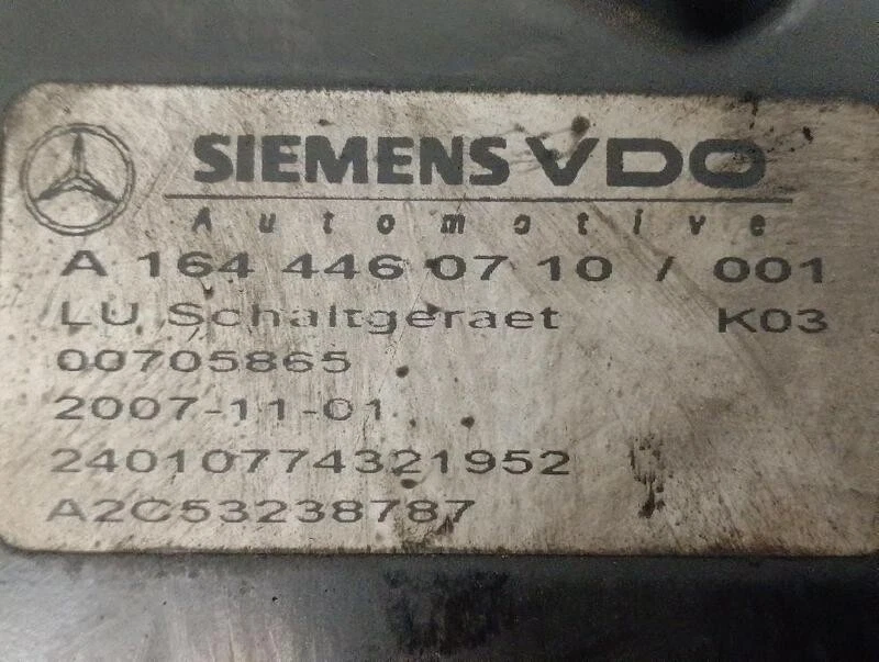 A1644460710 centralina cambio automatico MERCEDES-BENZ CLASE R W251 V251 5695259 - Immagine 4 di 4