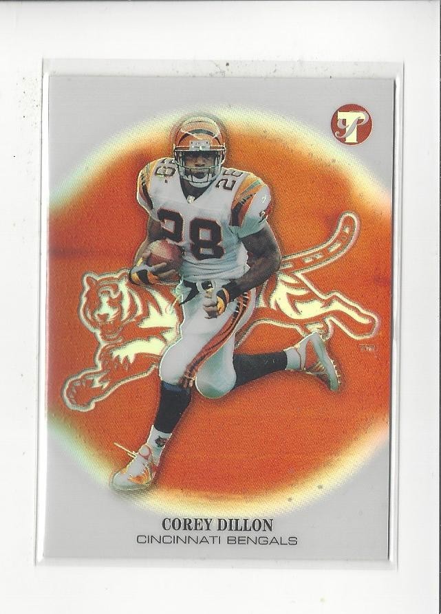 2002 Topps Pristine Corey Dillon Refractor #29 Bengals *119/349