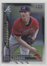2016 Bowman Chrome Scout's Top 100 Updates Mike Soroka Michael #BSU-MS 2m4