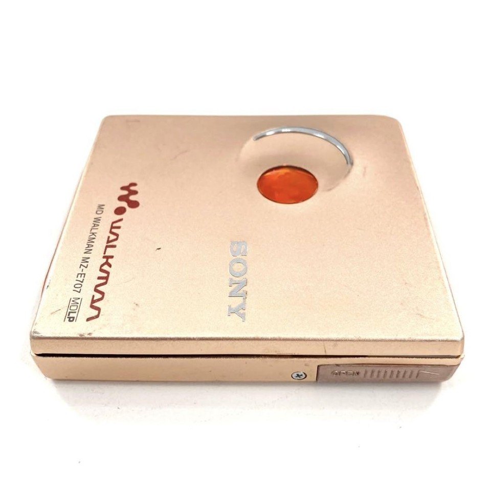 Sony MD Walkman MZE707 Portable MiniDisc Player with Headphones pink ...