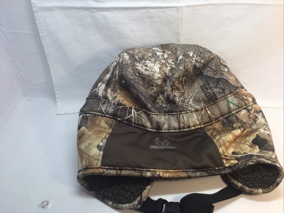 Camo Hunting Hat Sherpa Lined Ear Flap Cap Cold Weather Outdoor Winter Gear - Image 4 of 4