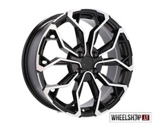 Renault Clio R17 4x100 jantes alliage 4x 17 pouces 7J noir usiné jantes