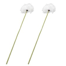 2 Pcs Flowers Artificial for Decoration Fake Dandelions Simulation Fall