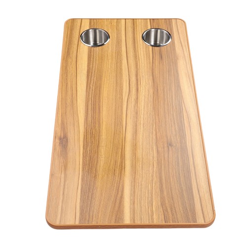 RV Table Top With 2 Cup Holders Boat Table Top Panel Rounded Corners Rectangular - Picture 10 of 24