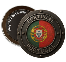 Portugal Flag Decorative Fridge Magnet #S 132