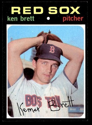 1971 Topps Baseball #89 Ken Brett NM/MT *e1