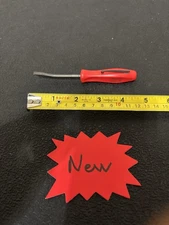 snap-on tools PBMB5 5" Angle Tip Mini Pocket Prybar new USA red hard grip