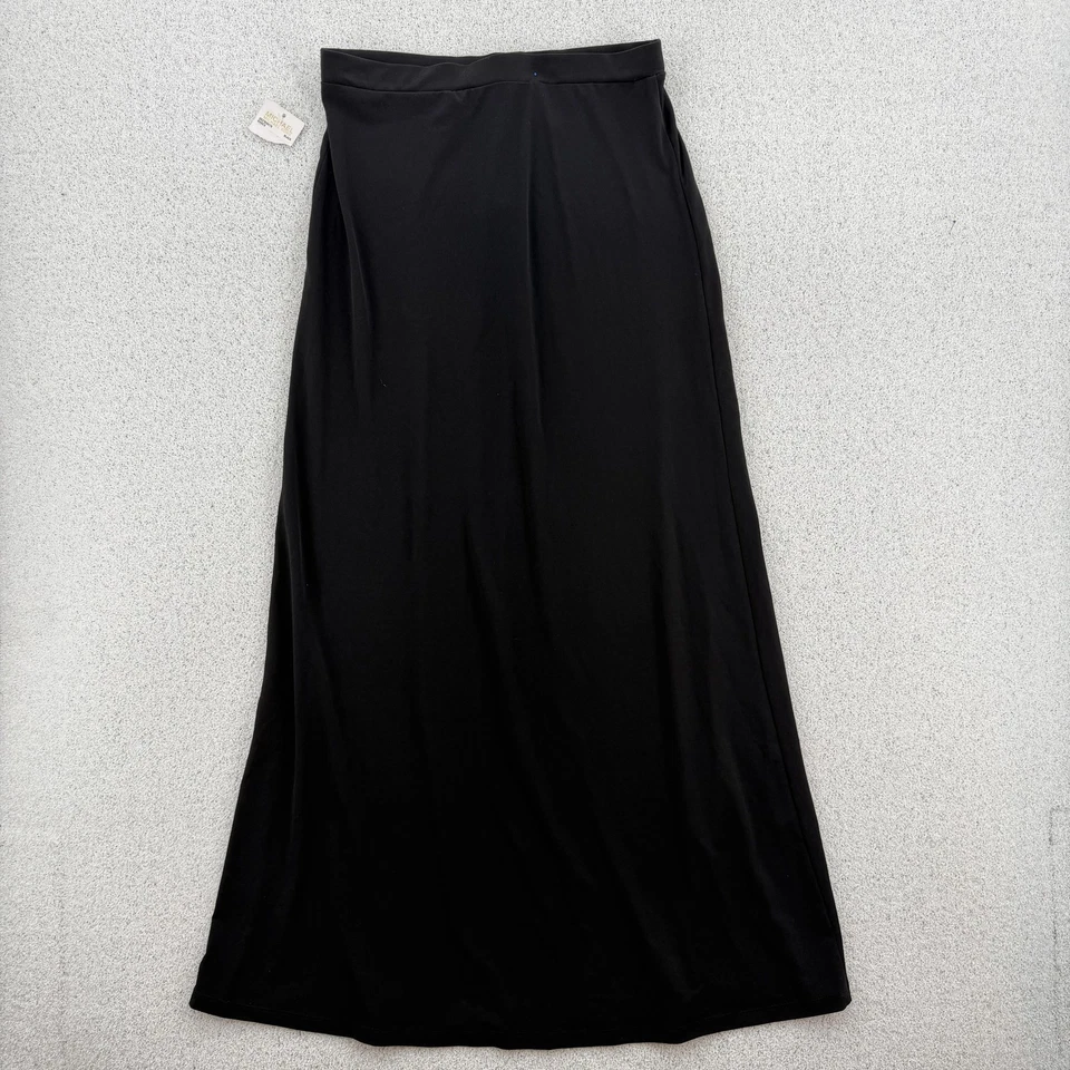 Michael Michael Kors Skirt Womens XS Black Maxi Drawstring Stretch QS27B30C76 - Image 2 of 4