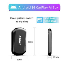 2in1 Wireless CarPlay Android Auto Adapter AI Smart Box Dongle for Car