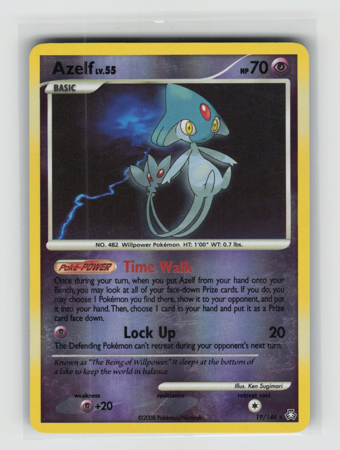 Azelf Rare Legends Awakened 19/146 LP