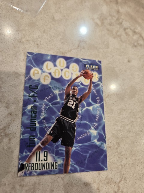 1998-99 Fleer Tradition - Plus Factor Tim Duncan #141