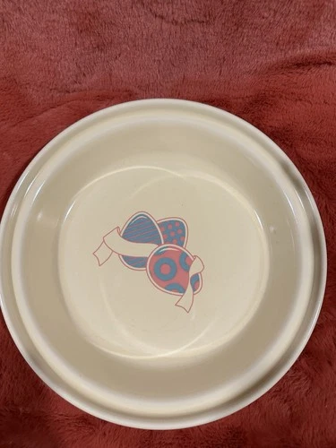 Vintage Fiestaware Easter Pie Plate Homer Laughlin