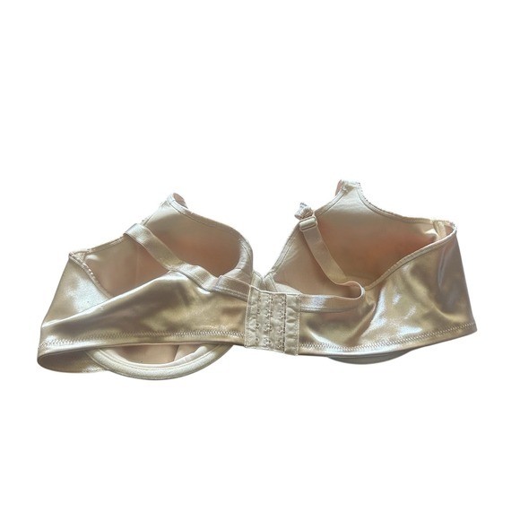 Playtex Seashell Full Coverage Bra 44D Beige Jacq… - image 7