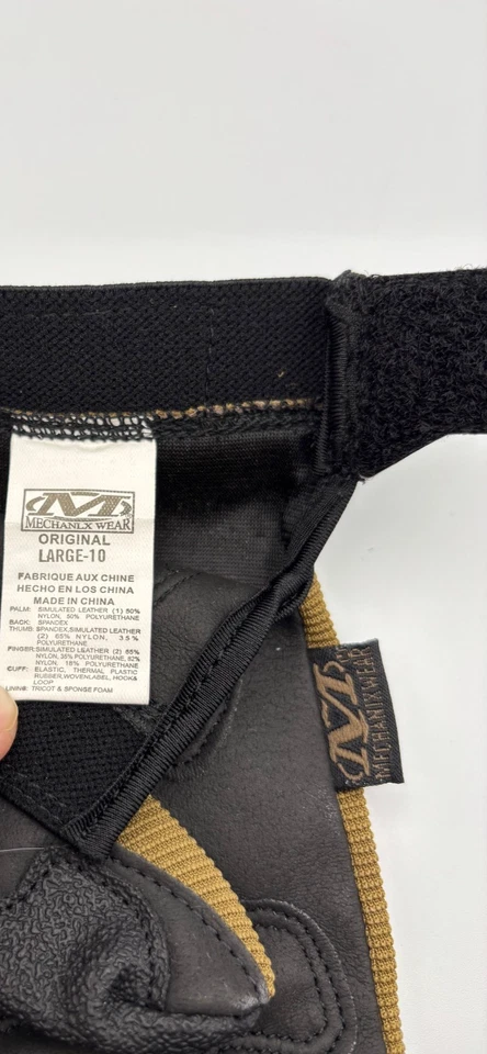 Nuevos guantes tácticos Mechanix Wear M-Pact guantes de seguridad de ajuste seguro L-10 Foto 3 de 3