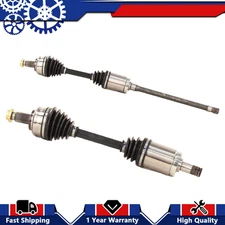 Front CV Joint Axle Shafts Assembly TrakMotive Set of 2 For BMW X5 2000-2006 AWD