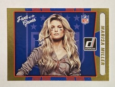 2016 Panini Donruss Marisa Miller Fans of the Game Gold Insert #6 Supermodel NFL
