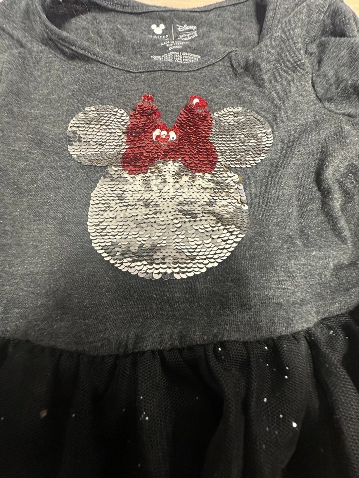 Disney Minnie Mouse Sequin Dress Girls Size 5 Limited Edition - Image 3 of 4