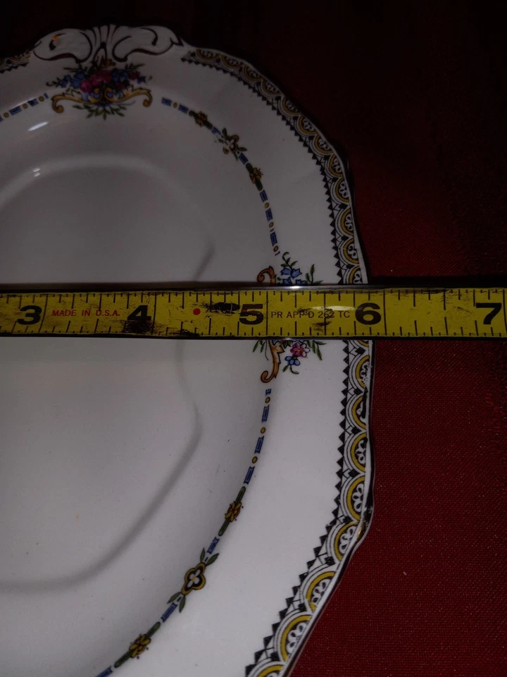 Alfred Meakin Osiris Shape platter Art Deco 1930 Staffordshire, England VTG RARE - Image 3 of 4